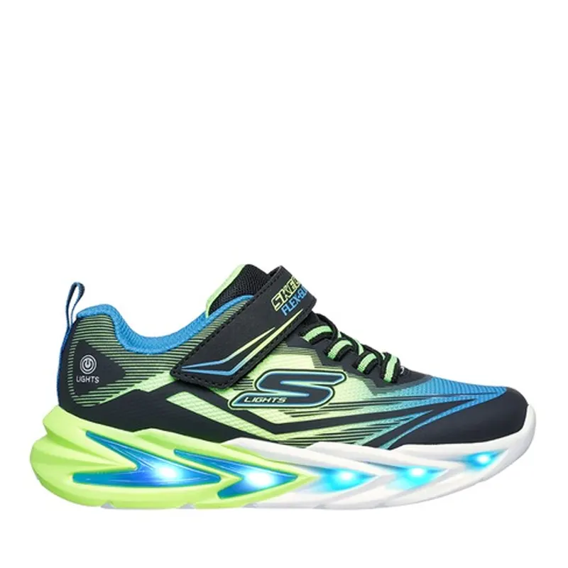 Pantofi sport băieți Skechers Flex Glow Ultra albaștri 1961MP400139LBL — imaginea 2