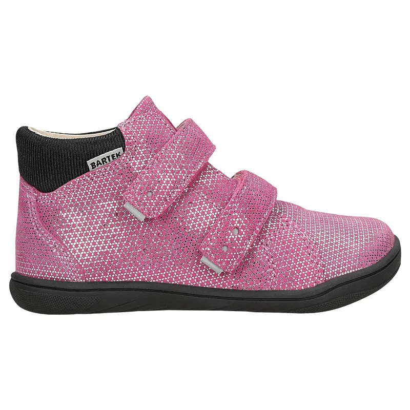 Botine roz pentru fetițe BARTEK 86309-65