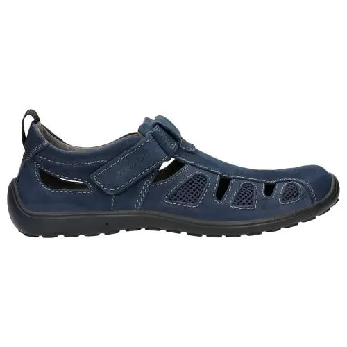 Pantofi bărbați bleumarin cu închidere velcro