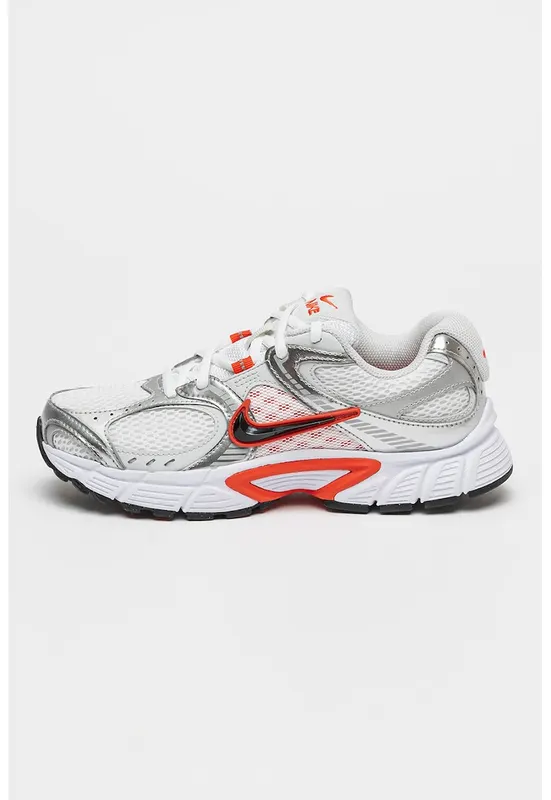 Pantofi sport V5 RNR cu detalii reflectorizante - Rosu/Alb optic/Argintiu
