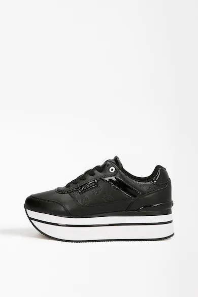 Pantofi sport flatform de piele ecologica Hansin