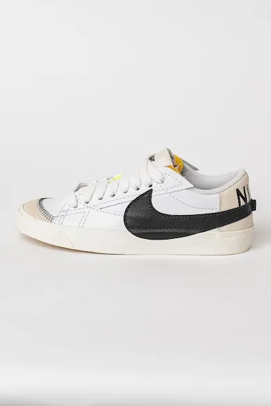 Pantofi sport de piele Blazer Low 77 - Alb/Negru