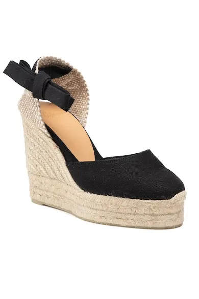Espadrile dama 20961 - Textil - Negru