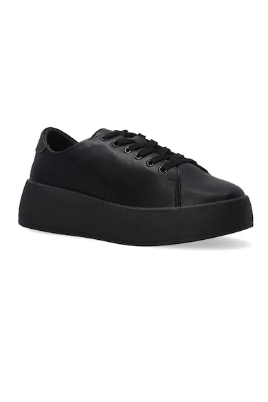 Pantofi sport wedge - din piele