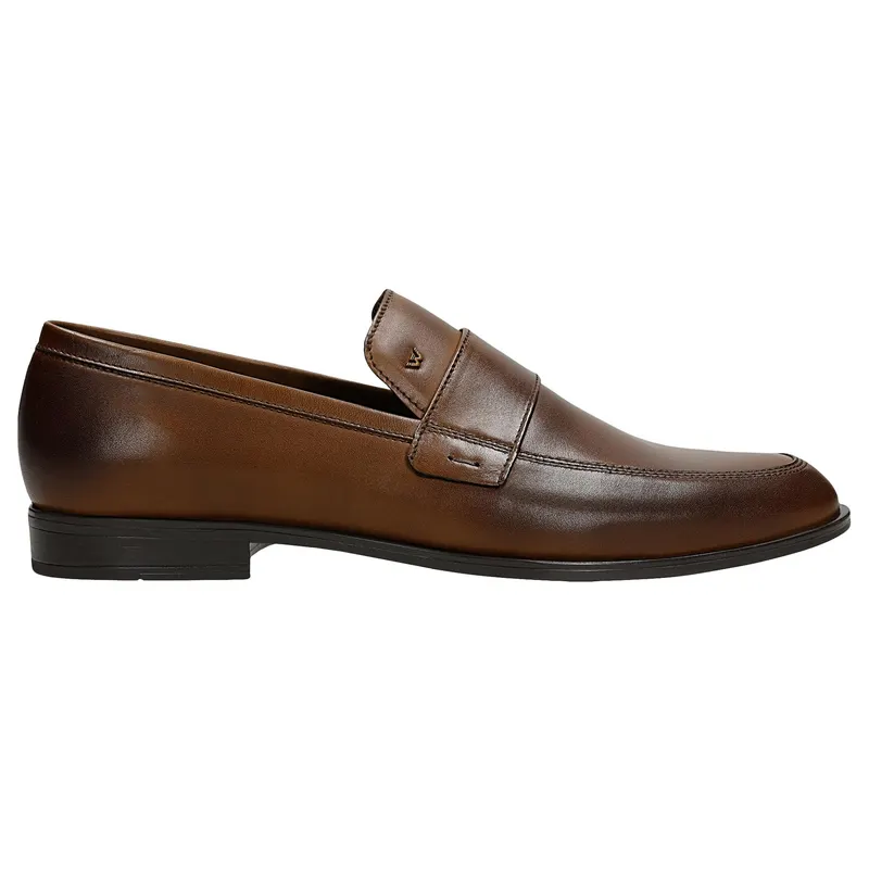 Mocasini eleganți din piele bărbați maro