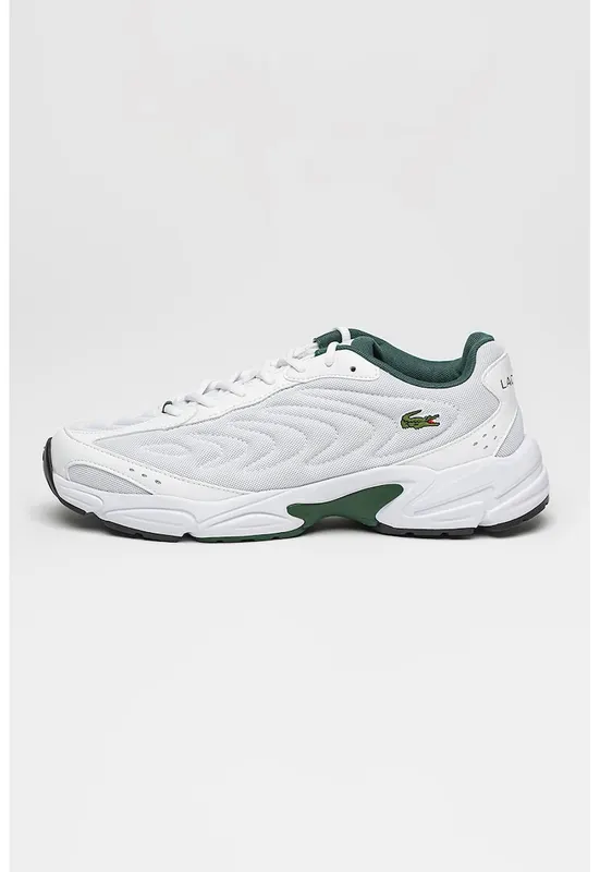 Pantofi sport cu detalii logo Storm - Alb optic/Verde aquamarin