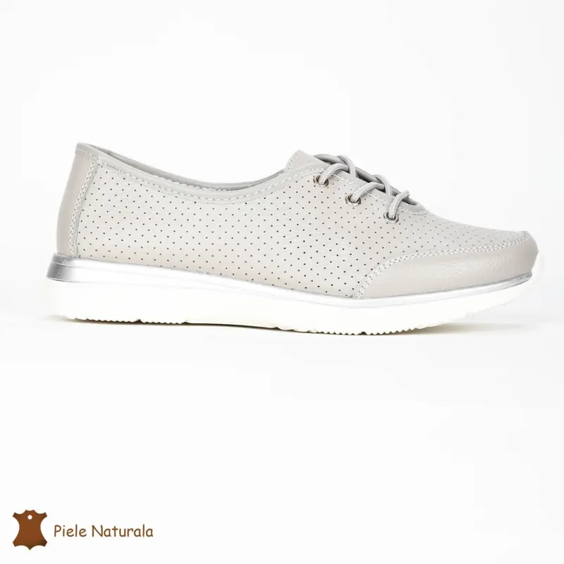 BALERINI SPORT dama din Piele naturală CRL0114 GRI