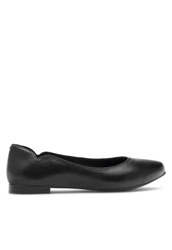 Balerini dama - 88660 - Piele naturala - 46777 - Negru