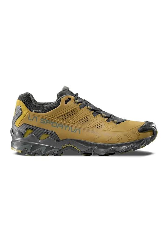 Pantofi sport de piele ecologica pentru drumetii Ultra Raptor II - Gri inchis/Galben mustar