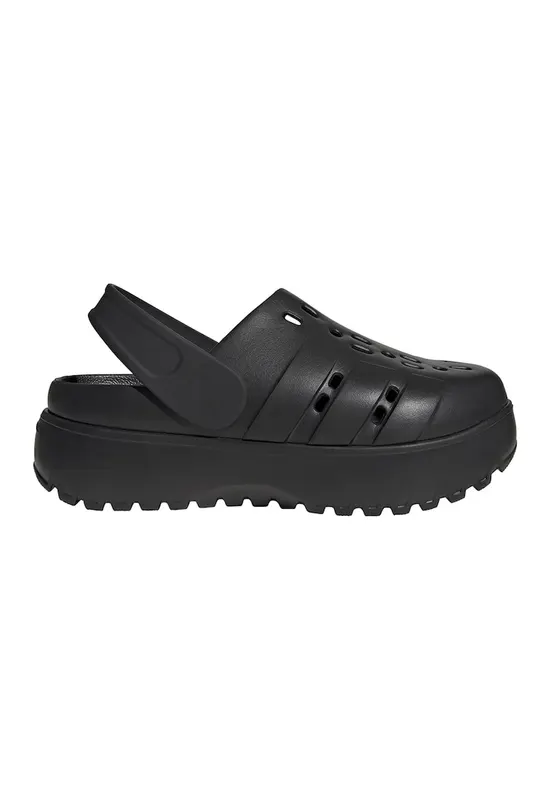 Saboti slingback cu platforma Adilette - Negru