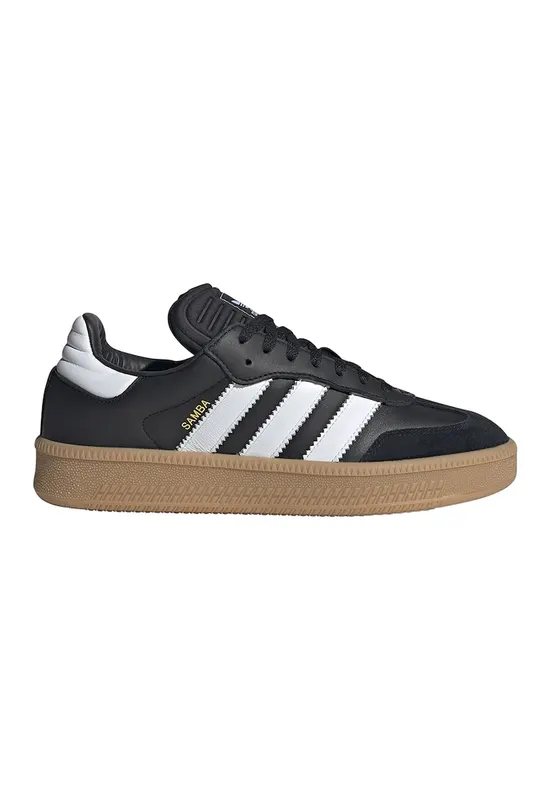 Pantofi sport din piele cu garnituri din material textil Samba XLG - Albastru ultramarin/Alb optic