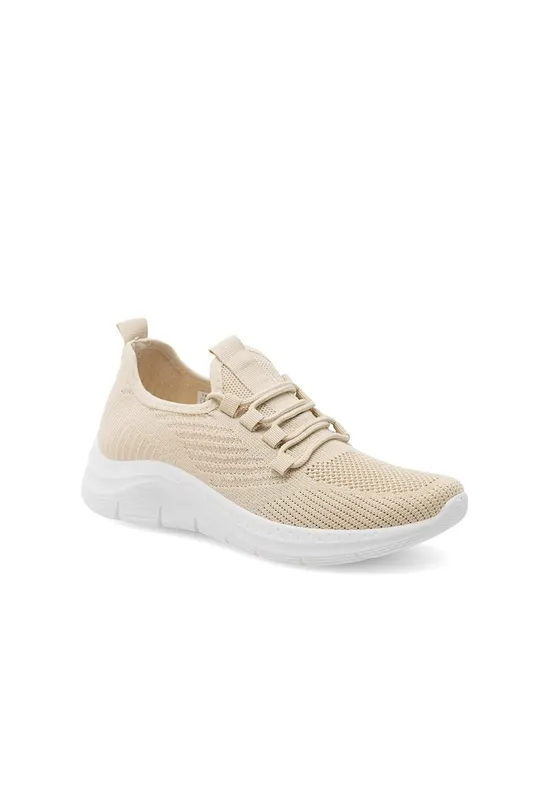 Pantofi sport dama - 505044 - Mesh - Bej