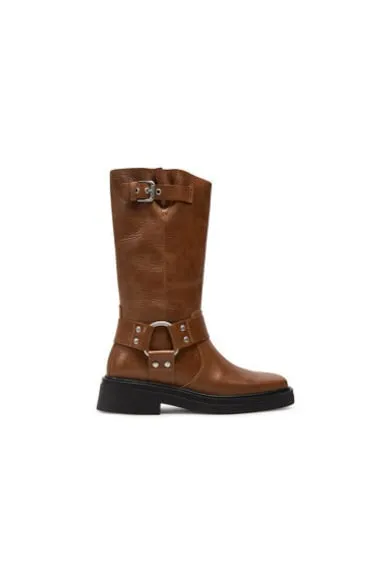 Ghete dama 5452-201-34 - Piele naturala - 36 EU - Maro