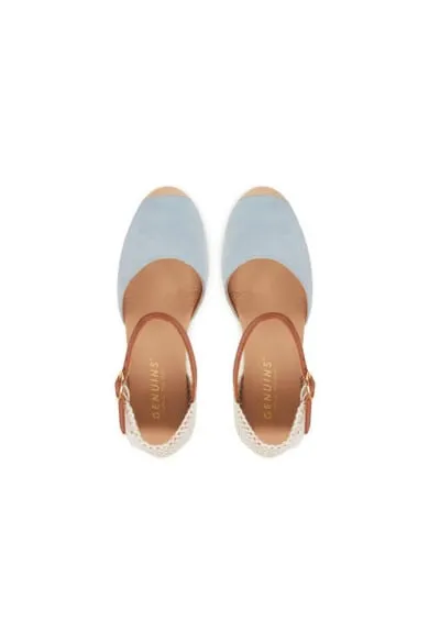 Espadrile dama G106384 - Piele naturala - Albastru