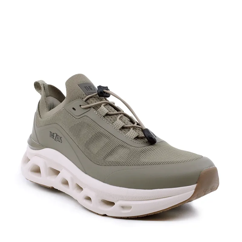 Sneakers bărbați Thezeus verzi 2491BPS33190KA — imaginea 2