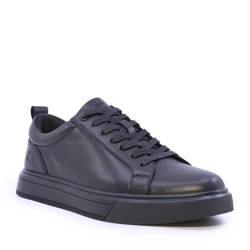 Sneaker bărbați Luca di Gioia negri din piele 2932BP2501N — imaginea 2