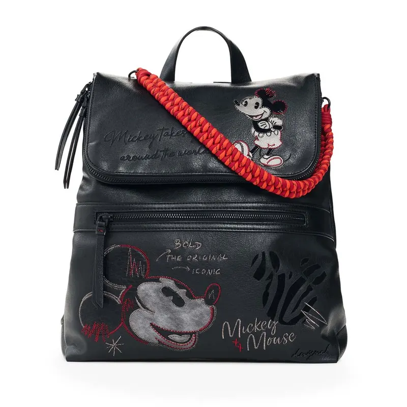 Rucsac femei DESIGUAL, licență Disney negru 2182RUCSSAKP07N