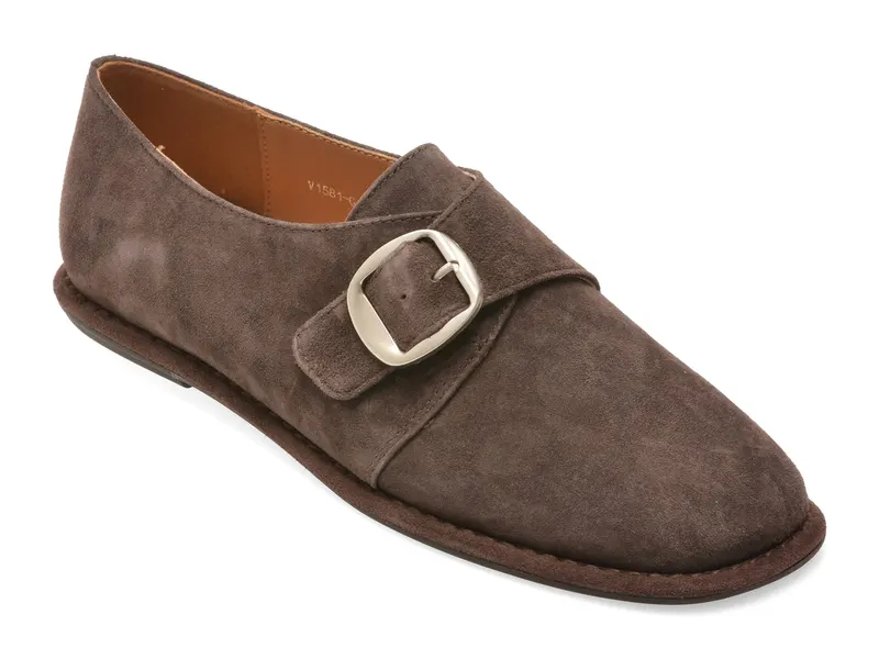Pantofi FLAVIA PASSINI maro, 1581G16, din piele intoarsa
