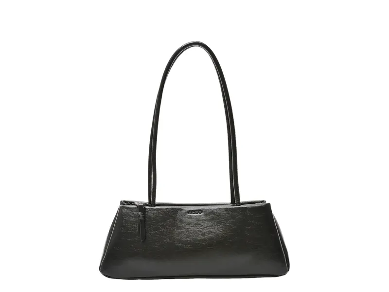 Geanta neagra, ALESIA 008, din piele ecologica