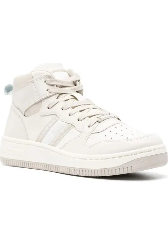 Ghete dama - Piele - Alb - Alb