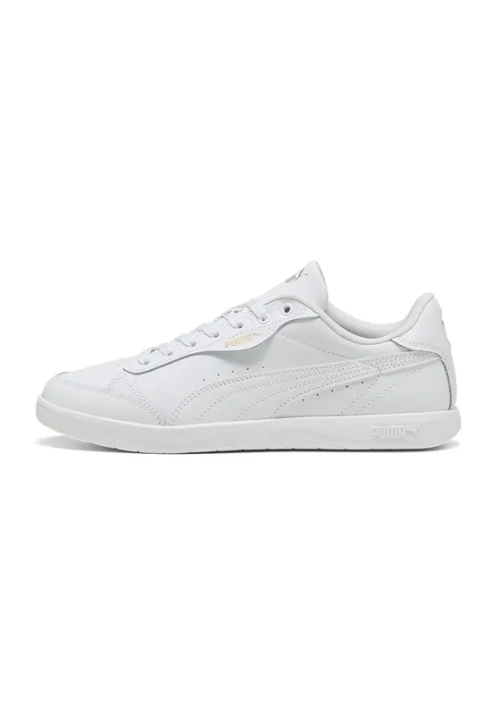 Pantofi sport Vikky Star de piele - Alb/Auriu