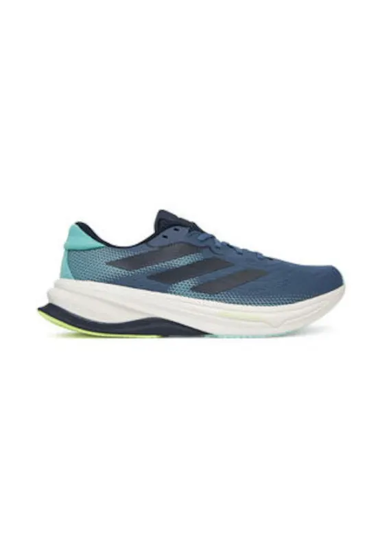 Pantofi din material textil cu talpa inalta pentru alergare