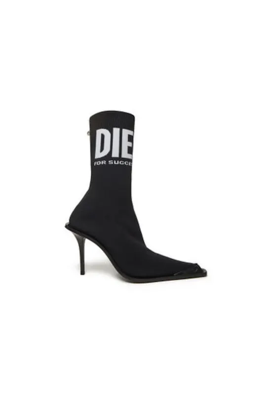 Botine dama Y03492P3120 - Textil - Negru - Negru