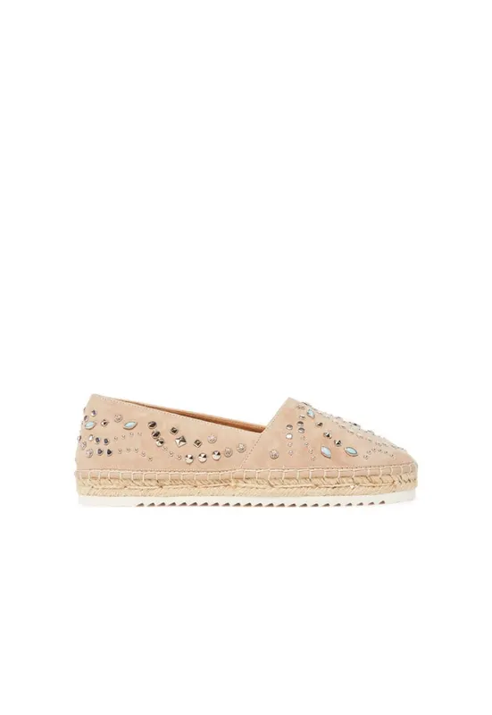 Espadrile dama V250273 - Piele naturala - Bej