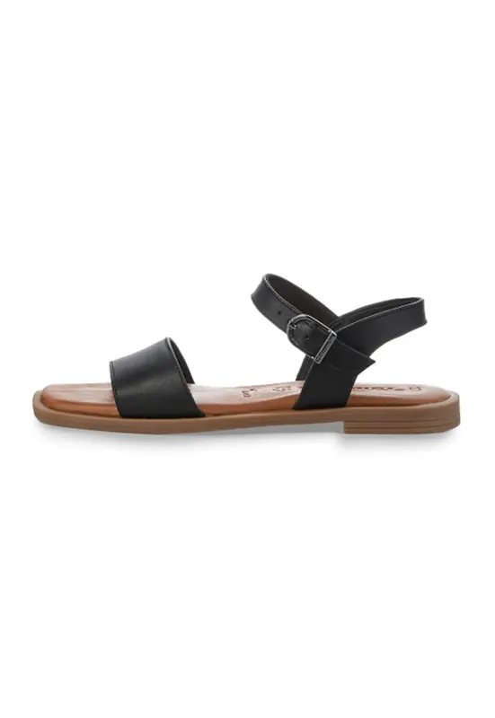 Sandale din piele - Negru