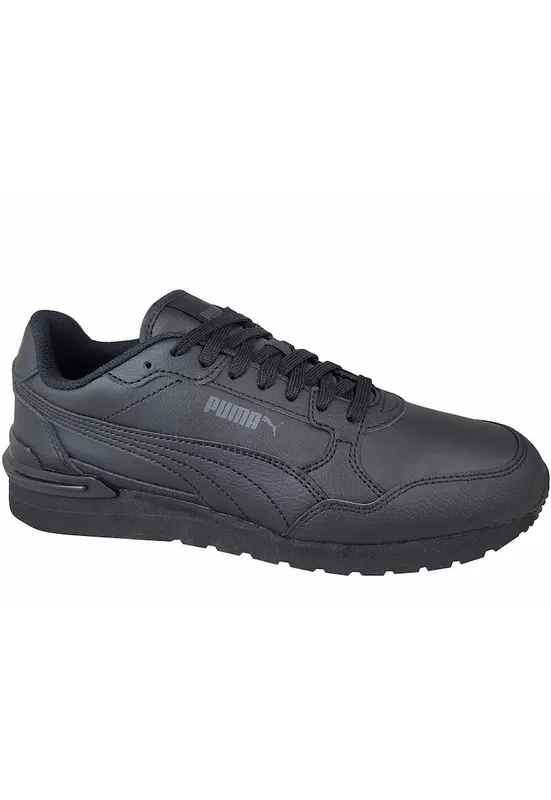 barbati 09 St Runner V4 - piele naturala - negru - confortabili - Negru