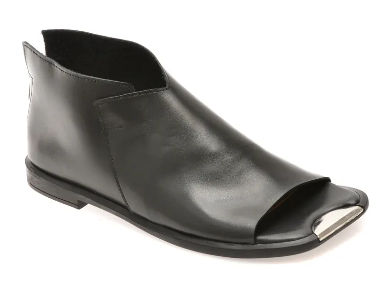 Pantofi negri, 3642614, din piele naturala
