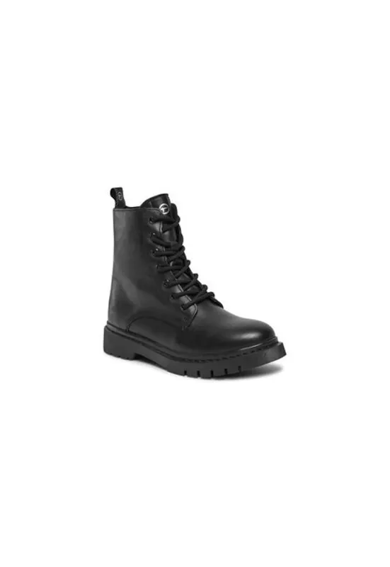 Ghete de drumetie dama - piele ecologica - negru -
