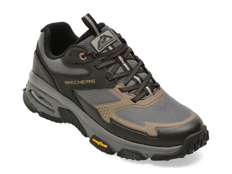 Pantofi sport SKECHERS negri, SKECH-AIR ENVOY, din material textil