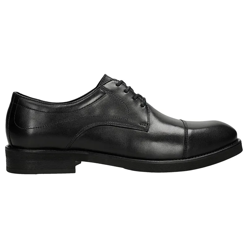 Pantofi eleganți bărbați din piele box, negri