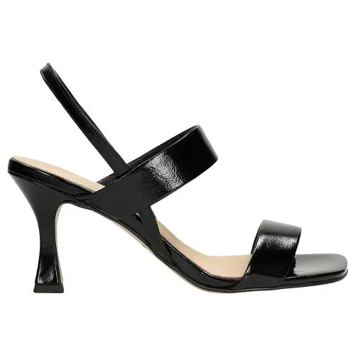 Sandale negre lacuite cu toc original dame