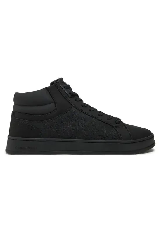 Pantofi sport pentru Lifestyle - HIGH TOP LACE UP NB MONO - HM0HM01769-0GT - Negru - Negru
