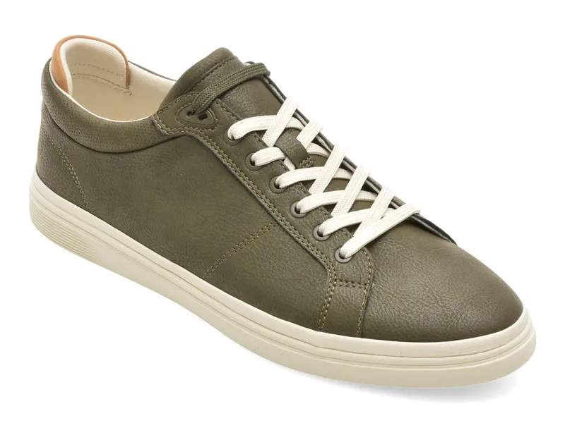 Pantofi sport kaki, FINESPEC 307, din piele ecologica