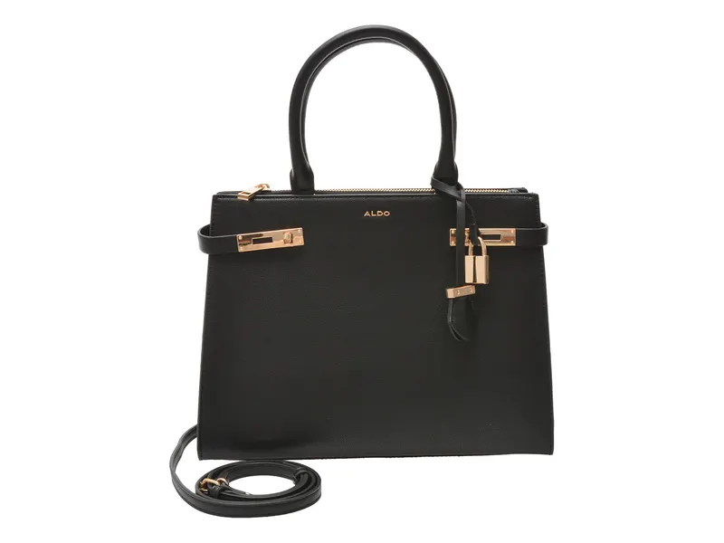 Geanta neagra, MINELA 001, din piele ecologica