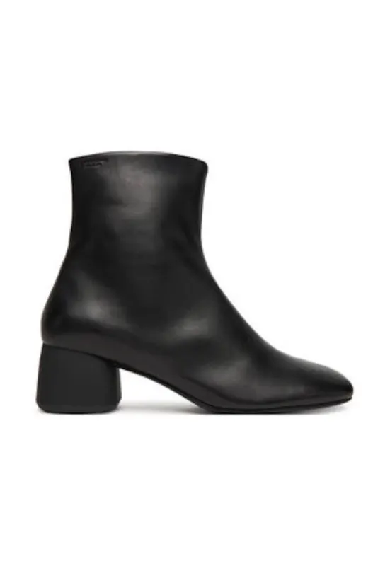 dama pana la glezna - 305573735 - piele naturala - Negru