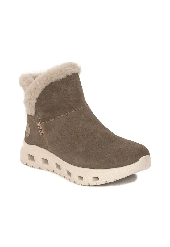 Ghete dama M605064 - Piele naturala - Bej