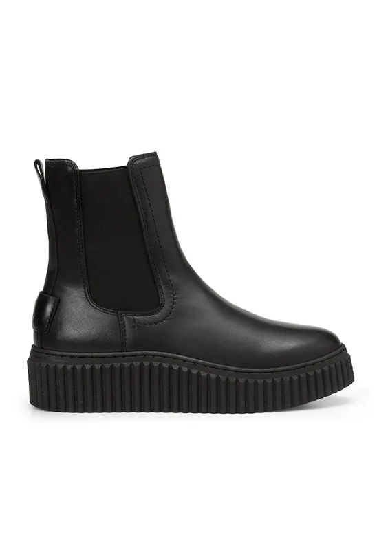 Ghete de piele - Negru