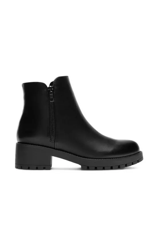 Ghete dama 5905588784807 - Sintetic - Negru - Negru
