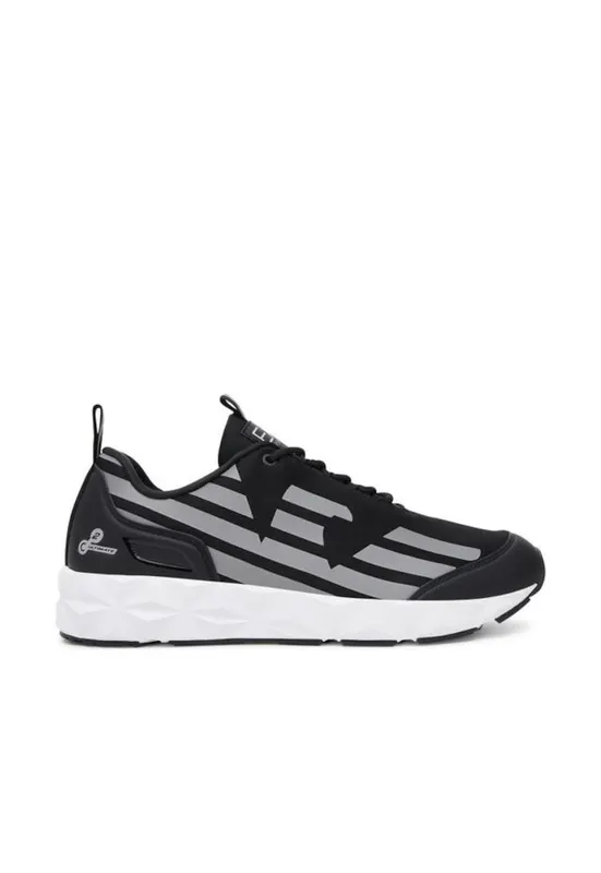 Pantofi sport barbati - X8X217 XK433 - Emporio Armani - Textil - Negru - Negru