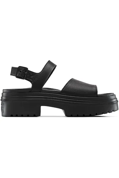 Sandale unisex Chuck Tlr As Lugged Heel Sandal - Negru