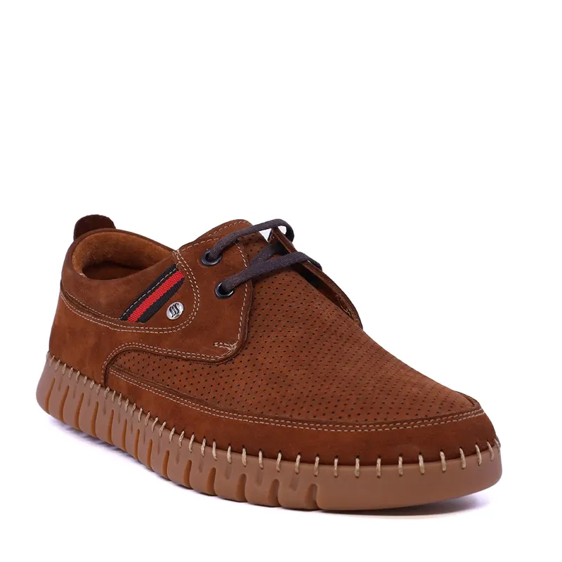 Pantofi cu talpă cusută bărbați Thezeus cognac din piele 2101BPF74180CO — imaginea 2