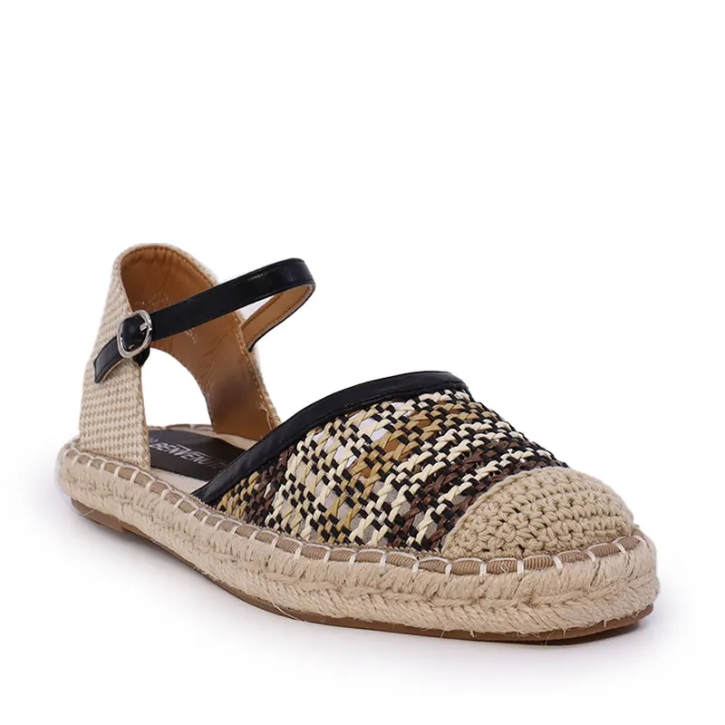 Espadrile femei negre din material textil 1201DS2220N — imaginea 2