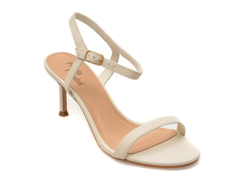 Sandale elegante FLAVIA PASSINI albe, 373402, din piele naturala