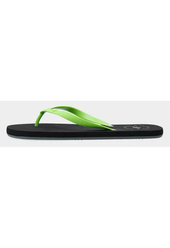 Slapi barbati verde - curele de cauciuc - talpa moale