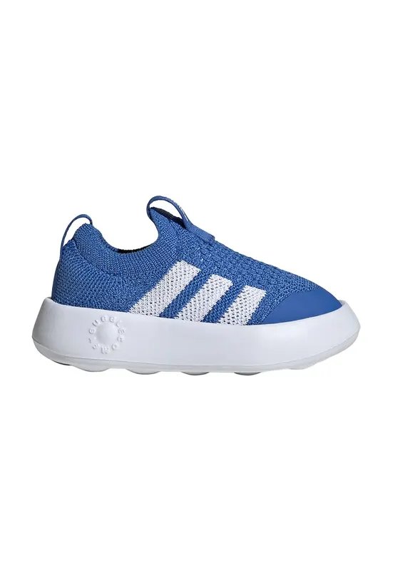 Pantofi sport BubbleComfy slip-on din material textil - Alb/Turcoaz