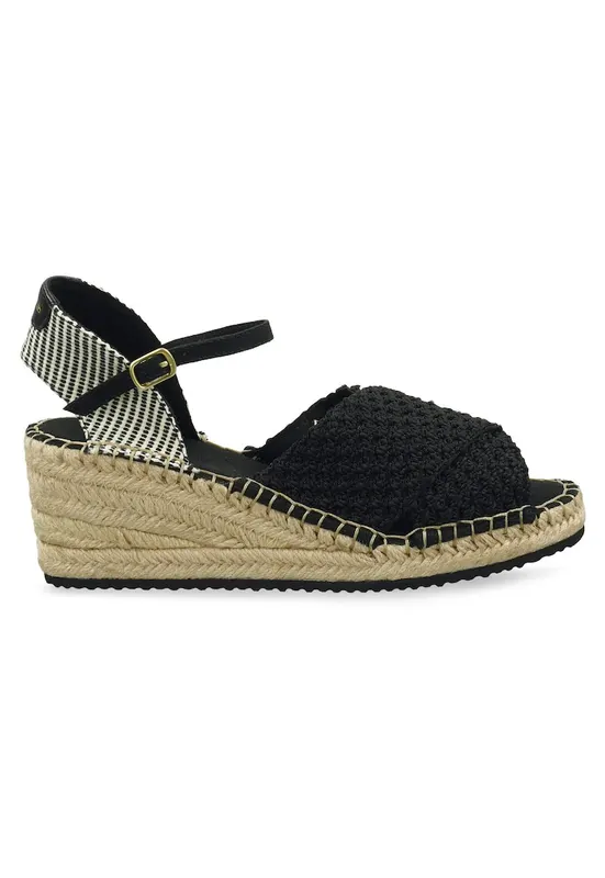 Espadrile dama 30568950 - Textil - Negru